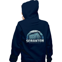 Load image into Gallery viewer, Shirts Zippered Hoodies, Unisex / Small / Navy Vintage Scranton
