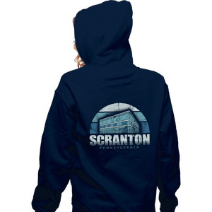 Shirts Zippered Hoodies, Unisex / Small / Navy Vintage Scranton