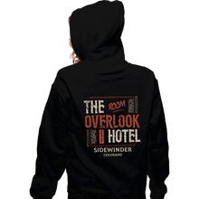 Load image into Gallery viewer, Shirts Zippered Hoodies, Unisex / Small / Black Sidewinder Colorado Hotel
