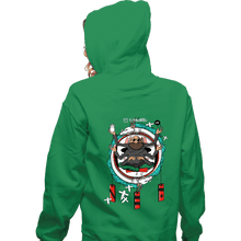 Load image into Gallery viewer, Shirts Zippered Hoodies, Unisex / Small / Irish Green Bathhouse Crest
