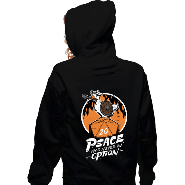 Daily_Deal_Shirts Zippered Hoodies, Unisex / Small / Black Not An Option
