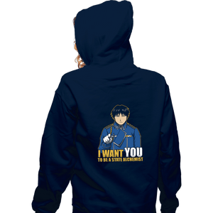 Shirts Zippered Hoodies, Unisex / Small / Navy Uncle Roy