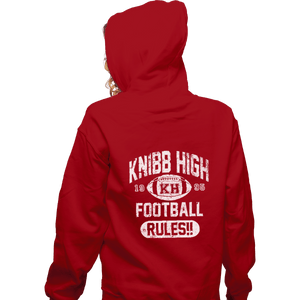 Shirts Pullover Hoodies, Unisex / Small / Red Knibb High Football Rules