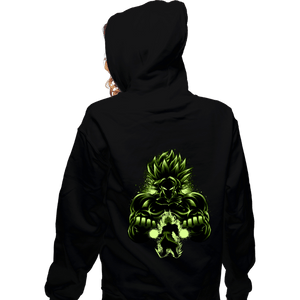 Shirts Zippered Hoodies, Unisex / Small / Black Broly