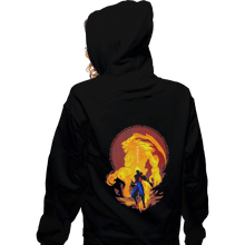 Load image into Gallery viewer, Shirts Zippered Hoodies, Unisex / Small / Black Hellfire
