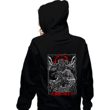 Load image into Gallery viewer, Daily_Deal_Shirts Zippered Hoodies, Unisex / Small / Black The Quest Of Skull Knight
