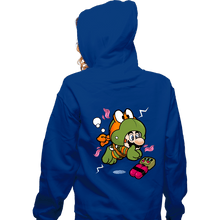 Load image into Gallery viewer, Shirts Zippered Hoodies, Unisex / Small / Royal Blue Super Mikey Suit
