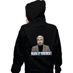 Shirts Zippered Hoodies, Unisex / Small / Black Suck It, Trebek!