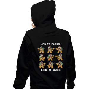 Shirts Zippered Hoodies, Unisex / Small / Black Floss Boss