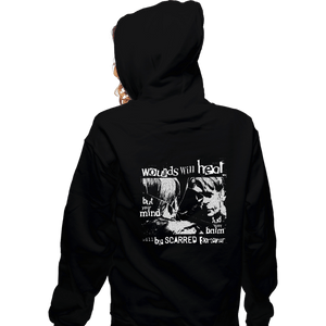 Secret_Shirts Zippered Hoodies, Unisex / Small / Black Wounds Will Heal
