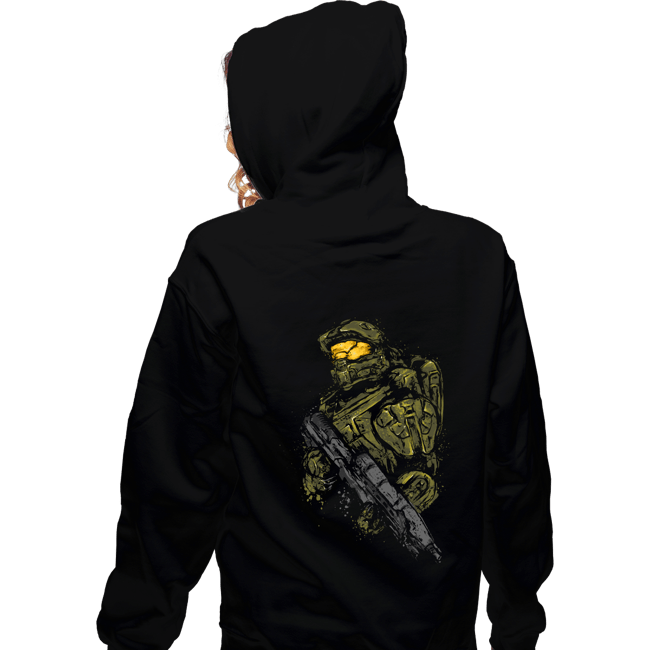 Shirts Zippered Hoodies, Unisex / Small / Black Master Chief