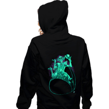 Load image into Gallery viewer, Secret_Shirts Zippered Hoodies, Unisex / Small / Black Mansion Ghosts
