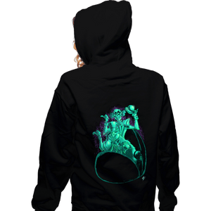 Secret_Shirts Zippered Hoodies, Unisex / Small / Black Mansion Ghosts