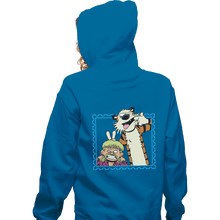 Load image into Gallery viewer, Shirts Pullover Hoodies, Unisex / Small / Sapphire Exotic Joe and Tiger
