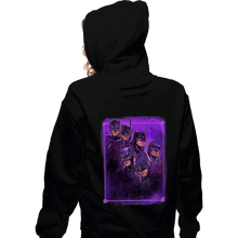 Load image into Gallery viewer, Shirts Zippered Hoodies, Unisex / Small / Black Batmen
