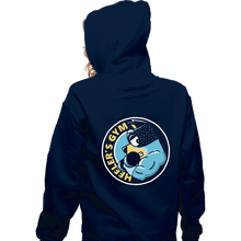 Load image into Gallery viewer, Daily_Deal_Shirts Zippered Hoodies, Unisex / Small / Navy Heeler&#39;s Gym
