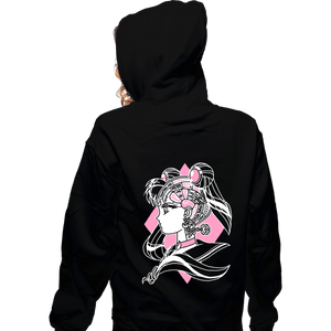 Shirts Zippered Hoodies, Unisex / Small / Black Magical Lock and Time Key II