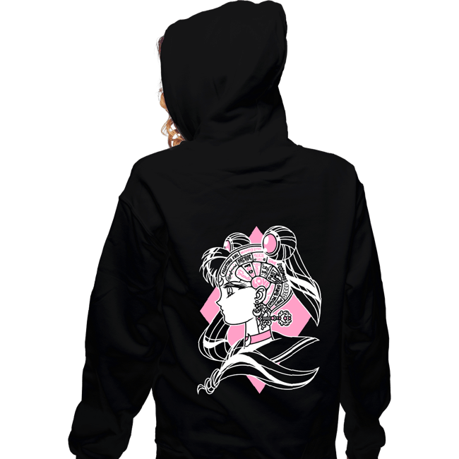 Shirts Zippered Hoodies, Unisex / Small / Black Magical Lock and Time Key II