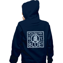 Load image into Gallery viewer, Shirts Zippered Hoodies, Unisex / Small / Navy Blue

