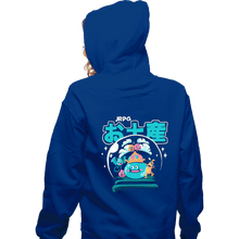 Load image into Gallery viewer, Shirts Zippered Hoodies, Unisex / Small / Royal Blue JRPG Souvenir Slimes
