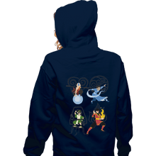 Load image into Gallery viewer, Shirts Pullover Hoodies, Unisex / Small / Navy Avatar Elements
