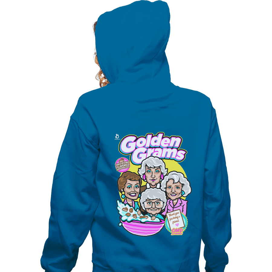 Shirts Zippered Hoodies, Unisex / Small / Royal Blue Golden Grams