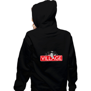 Shirts Zippered Hoodies, Unisex / Small / Black Villageopoly