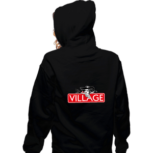 Shirts Zippered Hoodies, Unisex / Small / Black Villageopoly