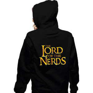 Daily_Deal_Shirts Zippered Hoodies, Unisex / Small / Black Lord Of The Nerds