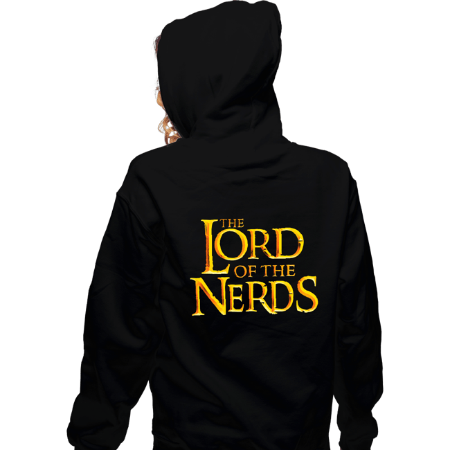 Daily_Deal_Shirts Zippered Hoodies, Unisex / Small / Black Lord Of The Nerds