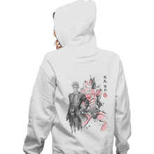 Load image into Gallery viewer, Shirts Zippered Hoodies, Unisex / Small / White Killer Queen Sumi-e
