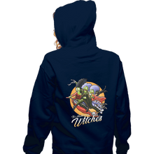 Load image into Gallery viewer, Daily_Deal_Shirts Zippered Hoodies, Unisex / Small / Navy Witches
