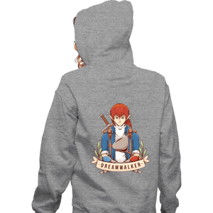 Shirts Zippered Hoodies, Unisex / Small / Sports Grey The Dreamwalker