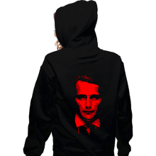 Load image into Gallery viewer, Secret_Shirts Zippered Hoodies, Unisex / Small / Black The Red Cannibal
