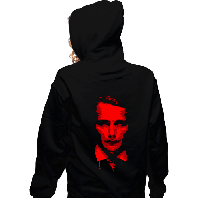 Secret_Shirts Zippered Hoodies, Unisex / Small / Black The Red Cannibal