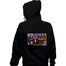 Load image into Gallery viewer, Secret_Shirts Zippered Hoodies, Unisex / Small / Black Holodeck!
