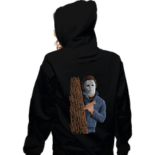 Load image into Gallery viewer, Daily_Deal_Shirts Zippered Hoodies, Unisex / Small / Black Eager Killer
