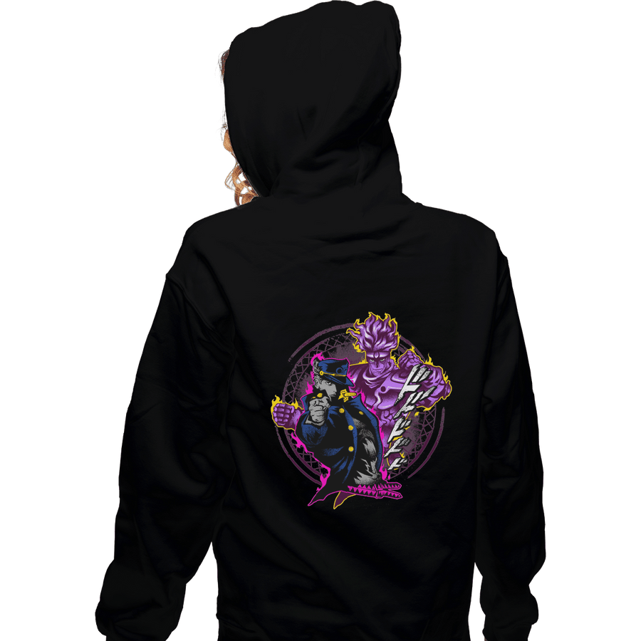 Shirts Pullover Hoodies, Unisex / Small / Black Attack Of Jotaro