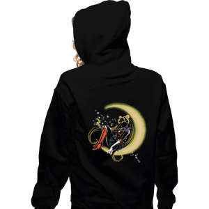 Shirts Zippered Hoodies, Unisex / Small / Black Moon Power