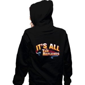 Shirts Zippered Hoodies, Unisex / Small / Black Reflexes