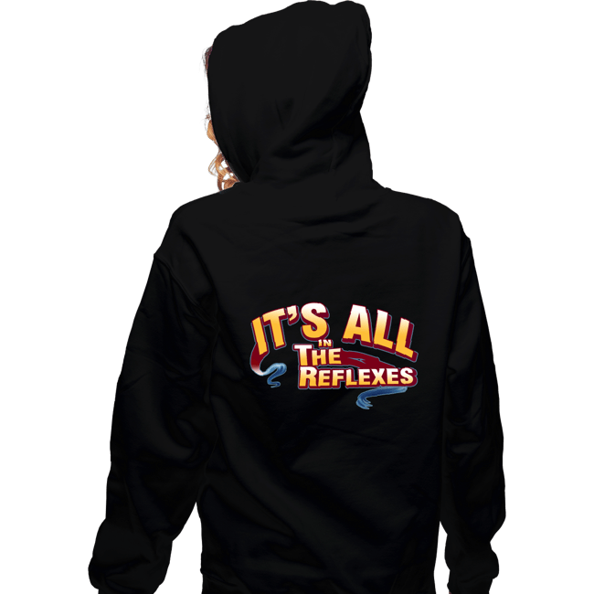 Shirts Zippered Hoodies, Unisex / Small / Black Reflexes