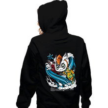 Load image into Gallery viewer, Daily_Deal_Shirts Zippered Hoodies, Unisex / Small / Black Hashira Water

