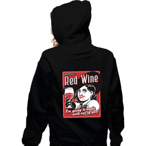 Shirts Zippered Hoodies, Unisex / Small / Black Dimitrescu Wine