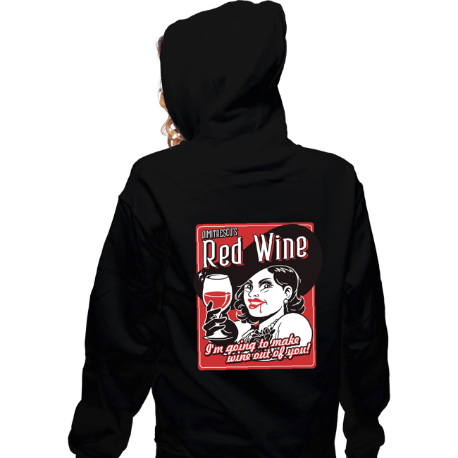 Shirts Zippered Hoodies, Unisex / Small / Black Dimitrescu Wine