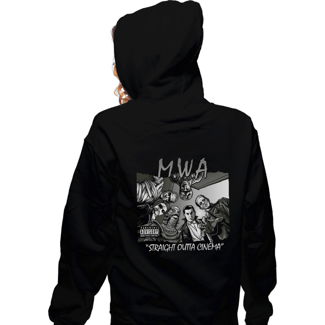 Daily_Deal_Shirts Zippered Hoodies, Unisex / Small / Black Monsters With Attitude