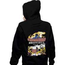 Load image into Gallery viewer, Secret_Shirts Zippered Hoodies, Unisex / Small / Black Attack On Sesame Street
