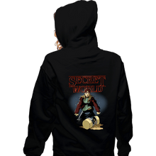 Load image into Gallery viewer, Secret_Shirts Zippered Hoodies, Unisex / Small / Black Alex Mack
