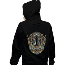 Load image into Gallery viewer, Shirts Zippered Hoodies, Unisex / Small / Black Emblem Of The Hunter
