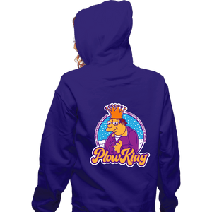 Secret_Shirts Zippered Hoodies, Unisex / Small / Violet The King Of Snow