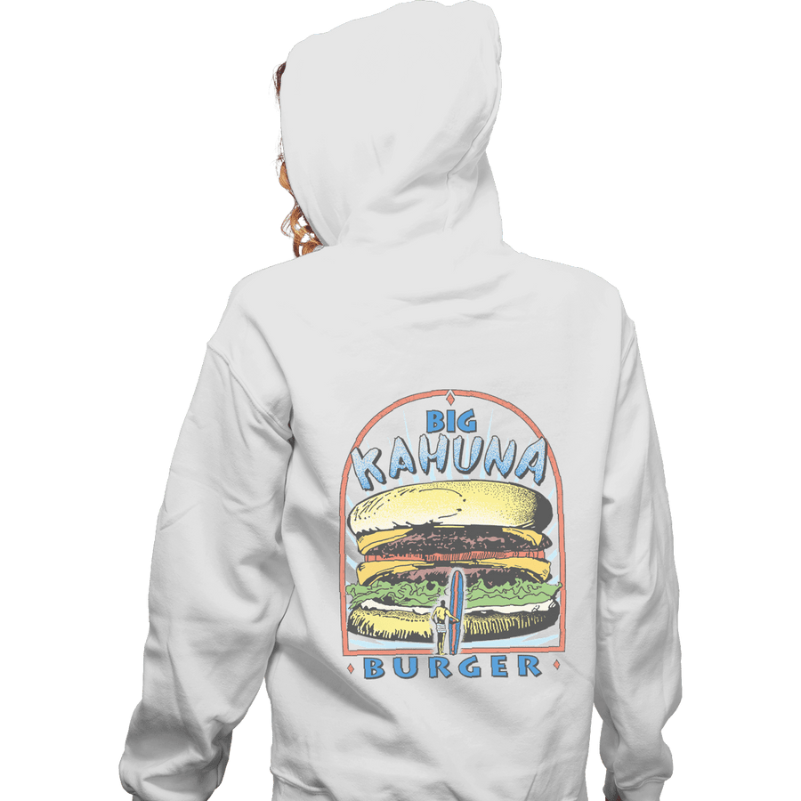 Shirts Pullover Hoodies, Unisex / Small / White Big Kahuna Burger